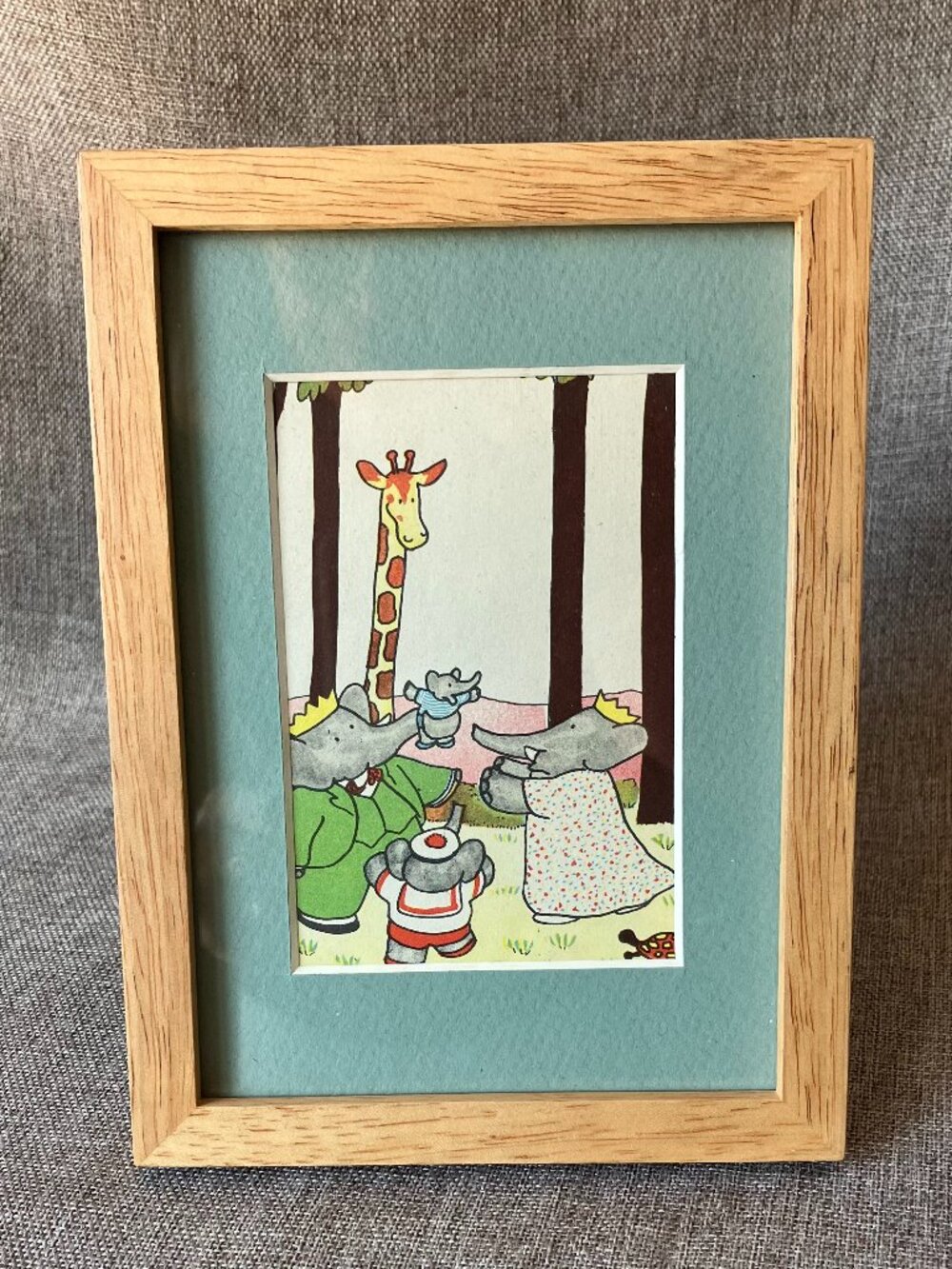 **Your Choice ** Framed Babar, Original 1934 '36 or'38 Ephemera Jean De Brunhoff